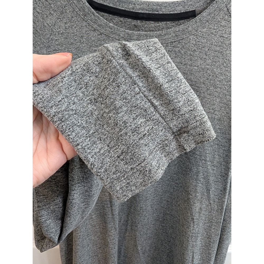 Lululemon Long Sleeve Drysense Shirt Mens Heathered Gray - Size L - Picture 3 of 6